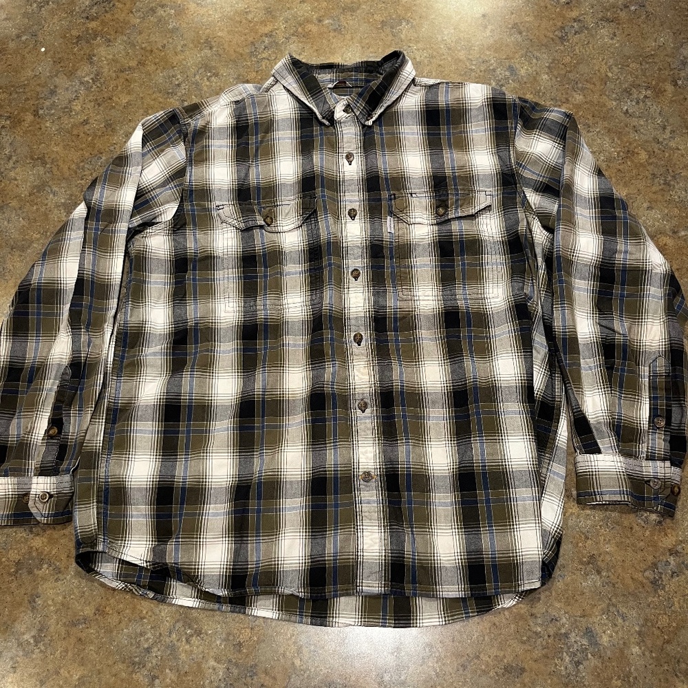 Carhartt Flannel Plaid Shirt – Men's XL – Relaxed Fit